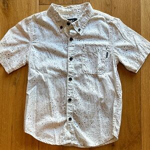 O'Neill Kids White Patterned Button-Down Shirt